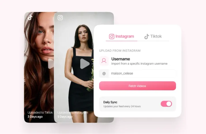 Add Your Videos Using Auto-Import From Socials