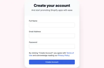 Sign Up as a Partner