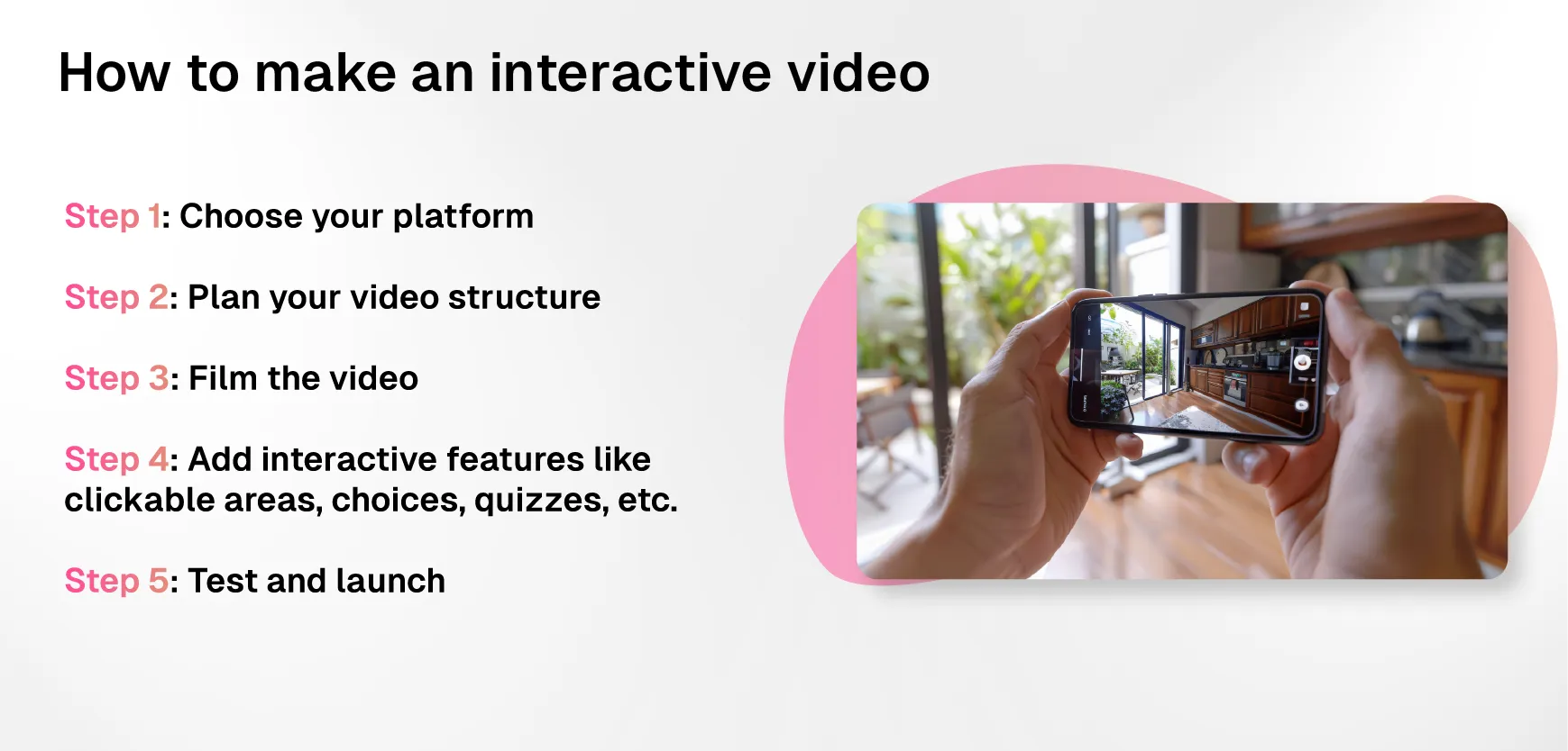 Learn how to make an interactive video by following these steps and grow your business