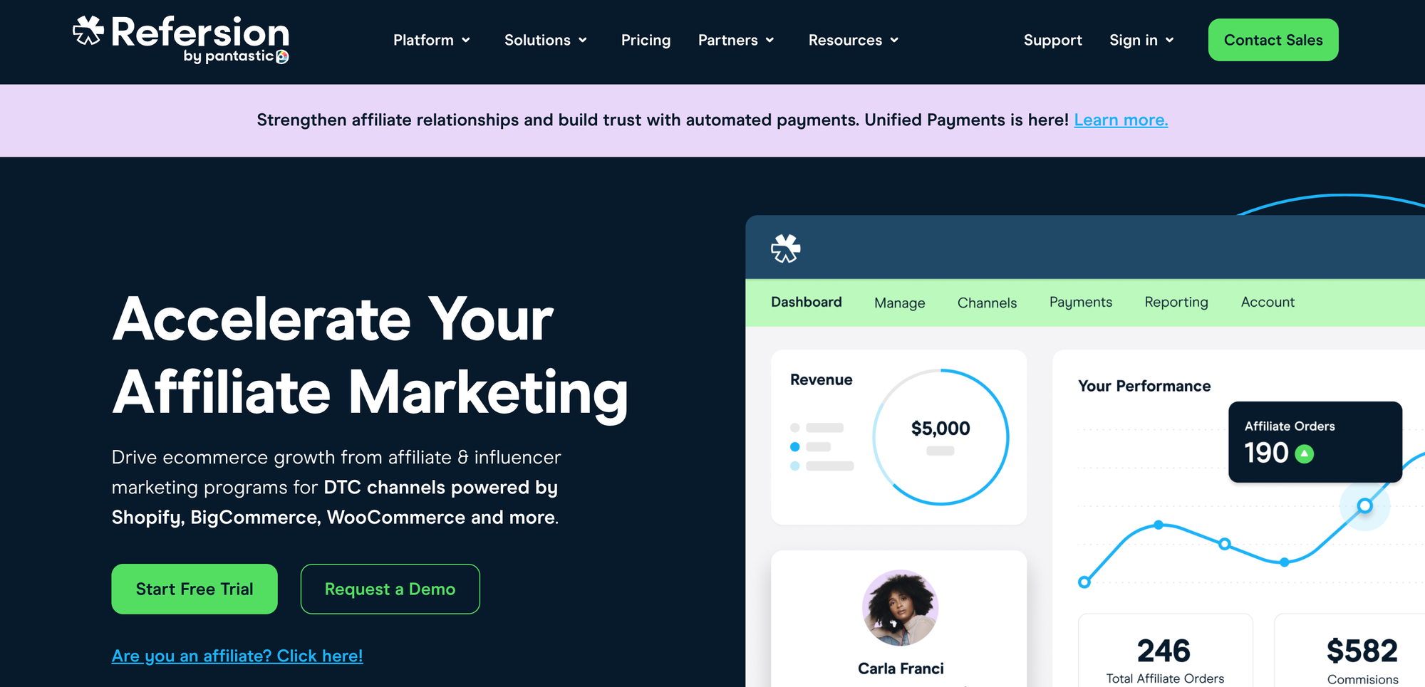 Refersion Shopify app is a useful influencer marketing app