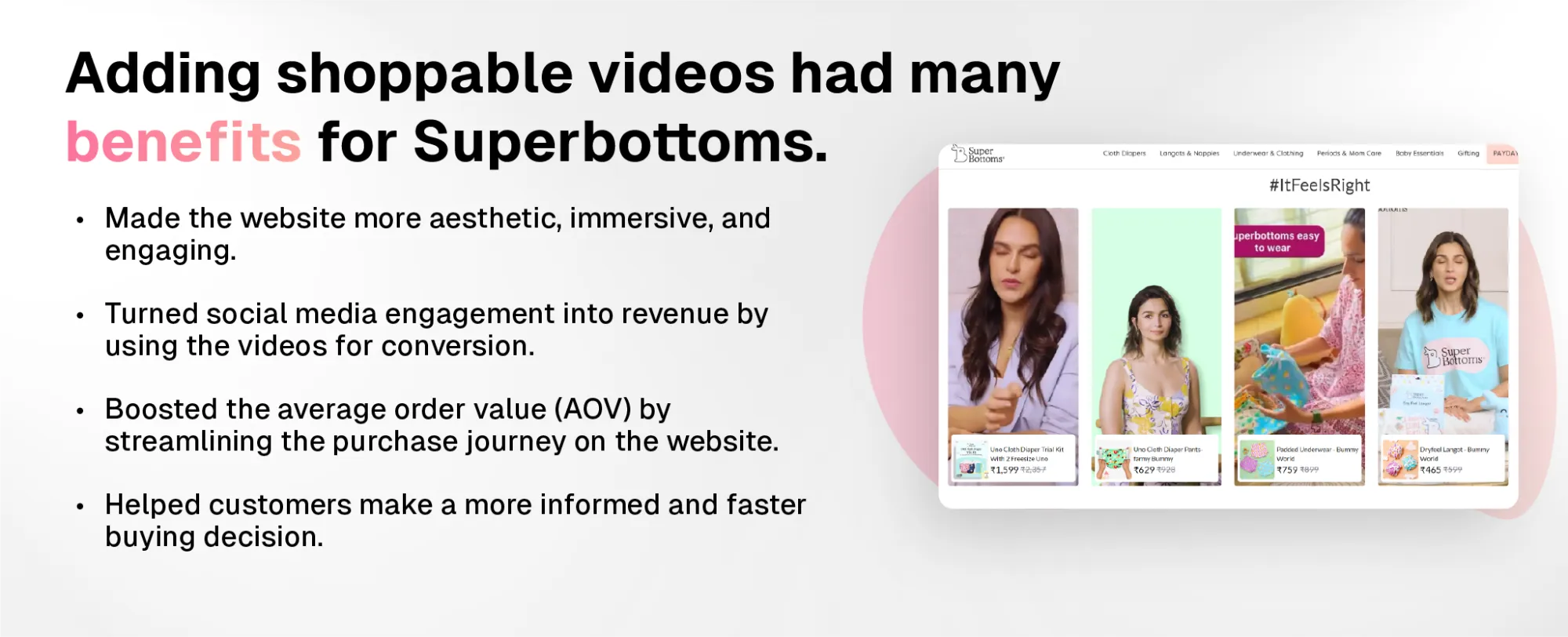 superbottoms whatmore shoppable video benefits