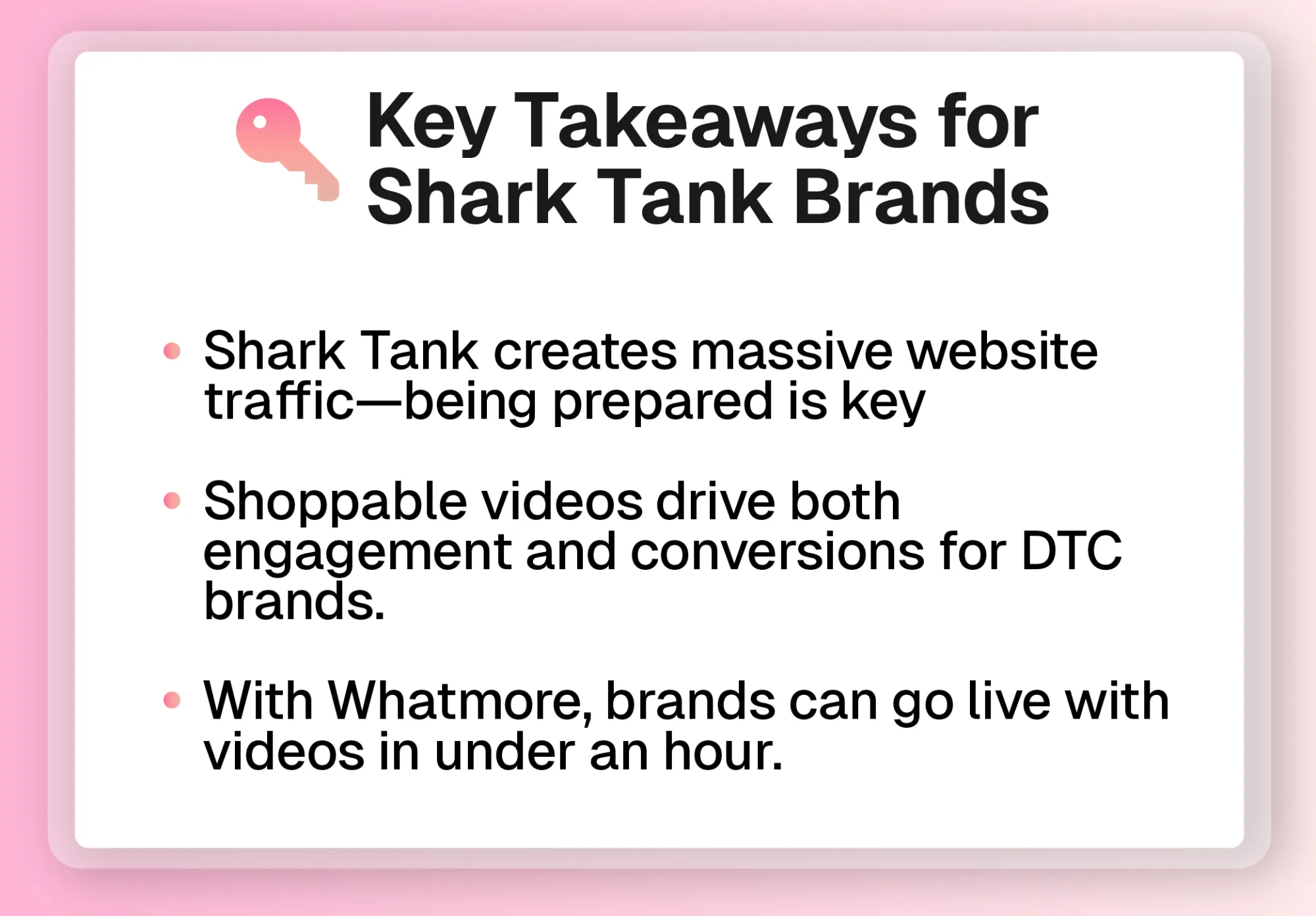 shark tank india whatmore key takeways